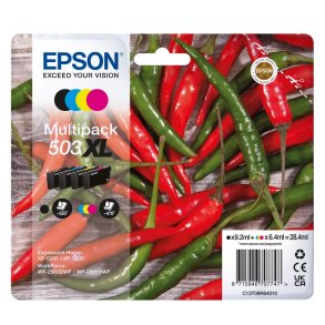 Multipack Epson 503 XL BCMY blkpatron 4 stk original