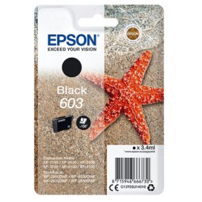 Epson 603 Sort blkpatron 3,4ml original