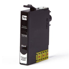 Epson T0711 Sort blkpatron hjtydende 13ml kompatibel