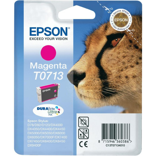 Epson T0713 Magenta bl�kpatron 5ml original