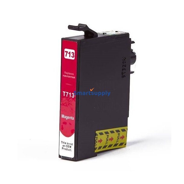 Epson T0713 Magenta blkpatron hjtydende 13ml kompatibel