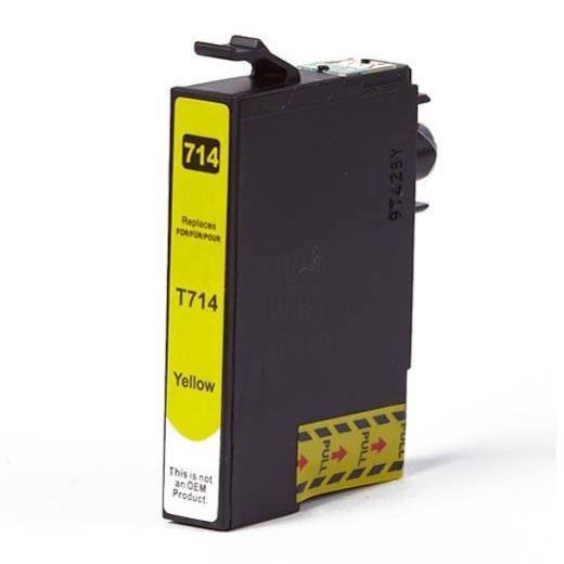 Epson T0714 Gul bl�kpatron h�jtydende 13ml kompatibel