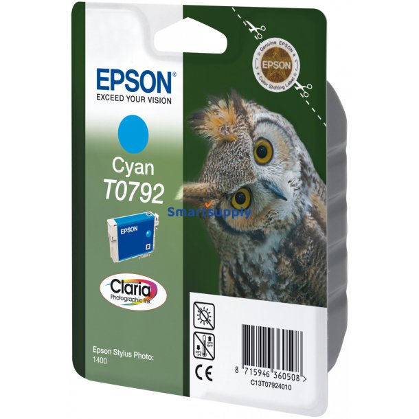 Epson T0792 Cyan blkpatron 11ml original