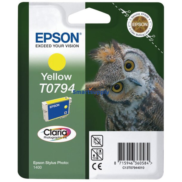 Epson T0794 Gul blkpatron 11ml original