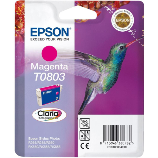 Epson T0803 Magenta bl�kpatron 7,4ml original