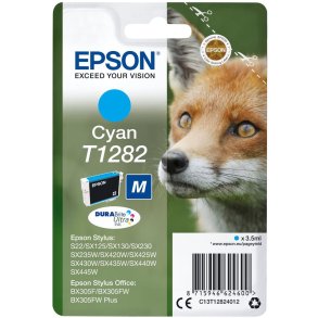 Epson T1282 Cyan blkpatron 3,5ml original