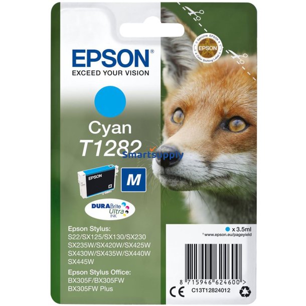 Epson T1282 Cyan blkpatron 3,5ml original