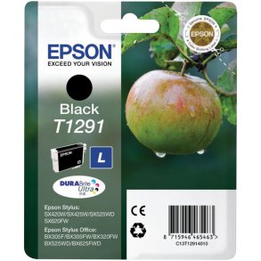 Epson T1291 Sort blkpatron 11,2ml original