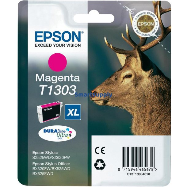 Epson T1303 Magenta blkpatron 10,1ml original
