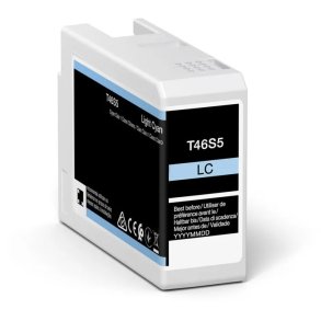 Epson T46S5 Lys Cyan bl�kpatron 25ml kompatibel