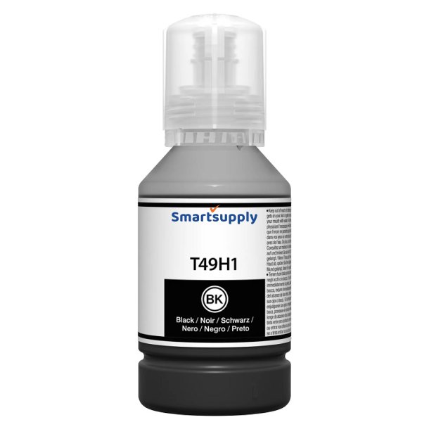Epson T49H1 Sort blkrefill 140ml kompatibel