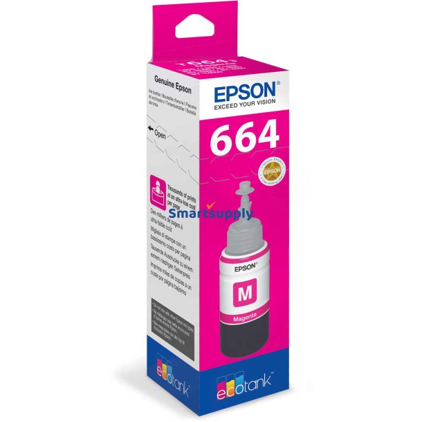 Epson 664 Magenta bl�krefill 70ml original