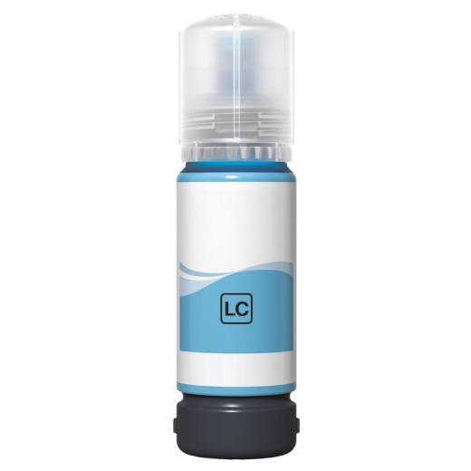 Epson 107 Lys Cyan bl�kflaske refill 70ml kompatibel