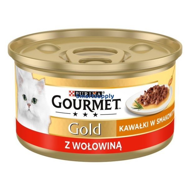 Gourmet Gold Sauce Delight Beef - Vdfoder Til Katte - 85 G
