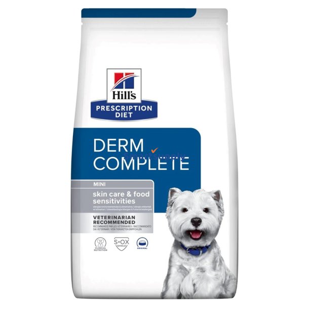 Hill's Prescription Diet Derm Complete Mini Canine - Trfoder Til Hunde - 1 Kg