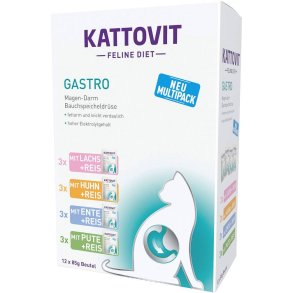 KATTOVIT Feline Diet Gastro - vd kattefoder - 12 x 85g