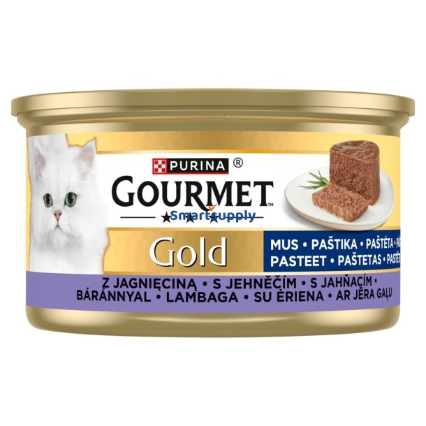 PURINA Gourmet Gold Mousse with lamb - vd kattefoder - 85g