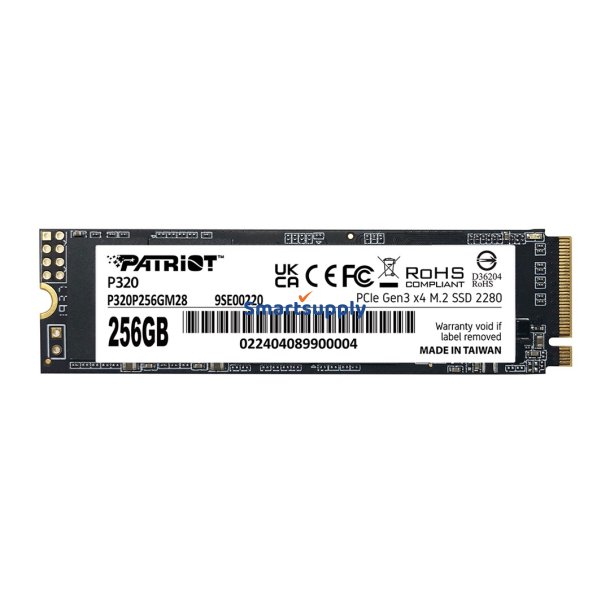 Ssd Patriot Viper P320 M.2 Pci-Ex4 NVME 256Gb 2.2Gb/S (P320p256gm28)