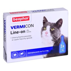 Beaphar Parasitdrber til katte - 3x 1ml