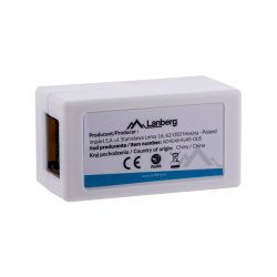 Lanberg Ad-Rj45-Rj45-Ou5 Kabel Adapter Rj-45 Hvid