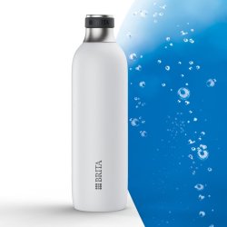 Brita sodaTRIO-flaske (0,65 l; hvid)