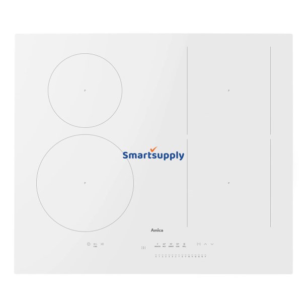 Induktionskogeplade Amica Pidh6141phtsun 3.0 Hvid