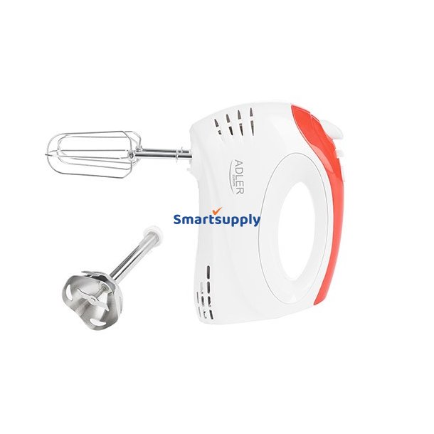 Adler AD 4212 rremaskine og mikser Hndmixer Rd, Hvid