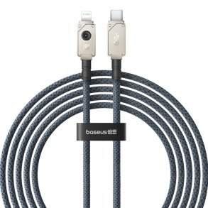Baseus Unbreakable USB C til iP-kabel 2 m 20 W Sort