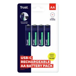 Trust 25631 Husholdningsbatteri Genopladeligt Batteri Aa