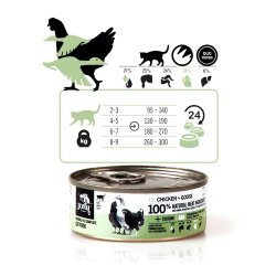 3COTY Chicken with goose - vd kattefoder - 80g