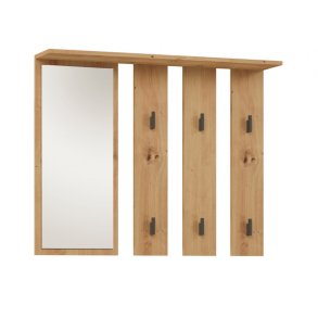 Bjle + spejl PARMA 100x15x.81,5 cm, hndvrksmssigt egetr