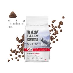 RAW PALEO Ultra Medium&Large Puppy Beef - trfoder til hvalpe - 2 kg