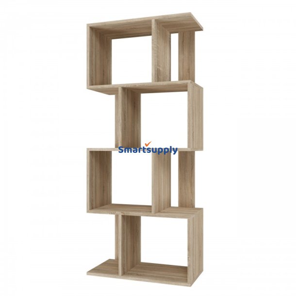 Reol FIESTA 4P 59,5x30x140 cm, sonoma egetr