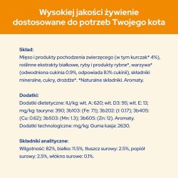 PURINA Cat Chow Chicken, Zucchini - vdfoder til katte - 10x85 g