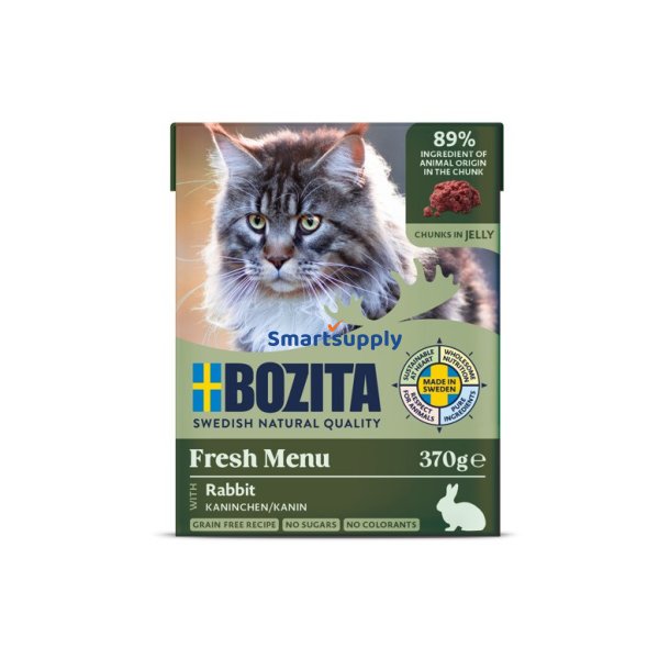 Bozita Kanin I Gel&eacute; - Vdfoder Til Katte - 370G