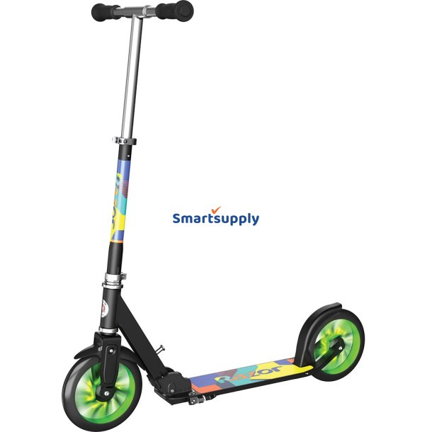 Razor A5 Lux Light-Up Brn Klassisk scooter Grn, Flerfarvet