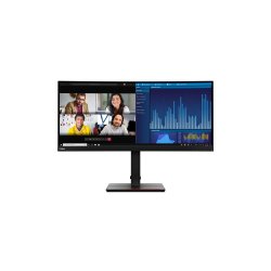 Lenovo Thinkvision P34w-20 Led-Skrm 86,7 cm (34,1") 3440 X 1440 Pixels Wide Quad HD Black