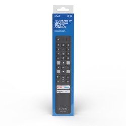 Savio Rc-15 Universal/Erstatning For Tcl Smart Tv Fjernbetjening Ir Trdls Tryk P Knapper