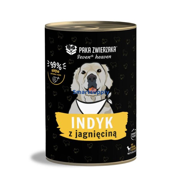 Seventh Heaven Tyrkiet Med Lam - Vdfoder Til Hunde - 400G