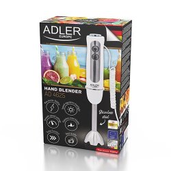 ADLER AD 4625W Stavblender Rustfrit stl 1500 W Hvid