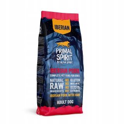PRIMAL SPIRIT Iberian 70% Svinekd Skinke  halvvdfoder til hunde  12 kg