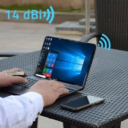 Qoltec 57043 4G LTE DUAL antenne | 14dBi | omnidirektionel | udendrs