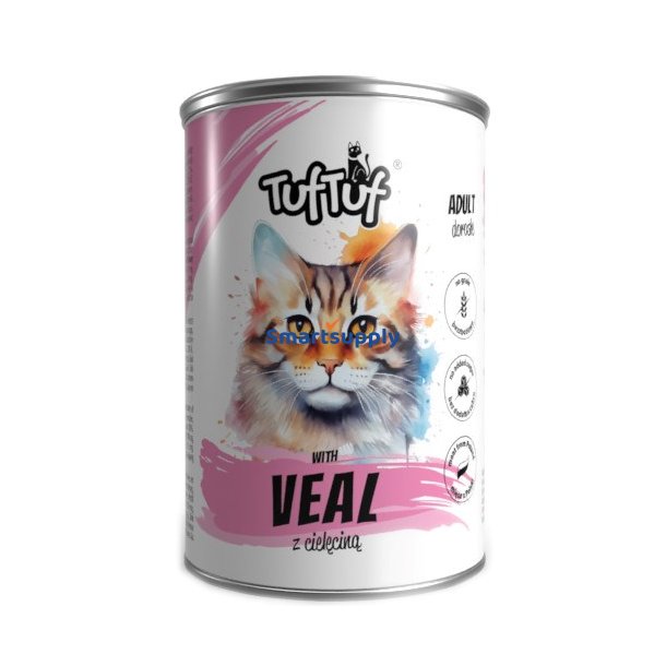 TUF TUF Kalvekd - vdfoder til katte - 400g