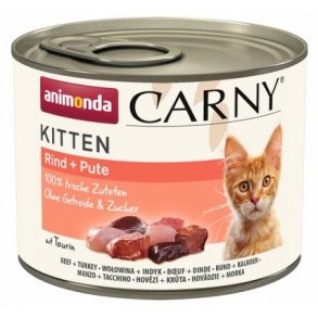 ANIMONDA Carny Kitten Beef with turkey - vd kattefoder - 200g