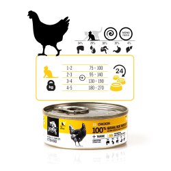 3COTY Chicken For kittens - vd kattefoder - 80g