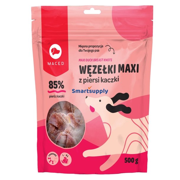 Maced Maxi Andebrystknuder - Hundegodbid - 500G
