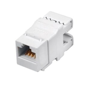 Q-LANTEC MKN-U6-1 kabelsamler RJ45 UTP Kategori 6 Ikke-afskrmet Hvid
