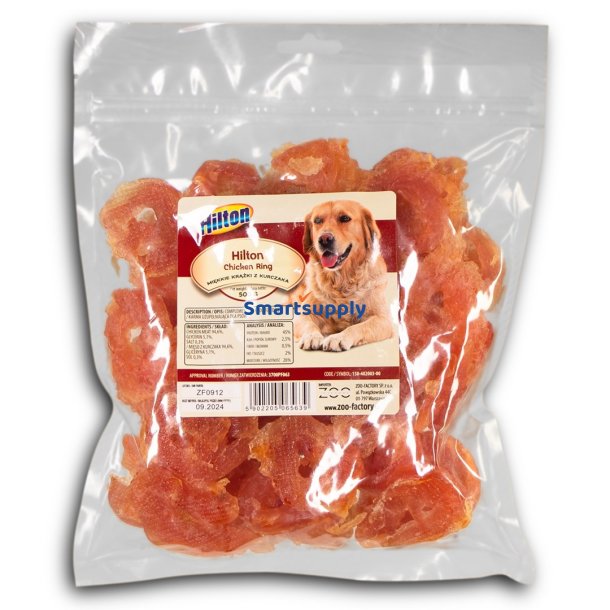 Hilton Soft Chicken Ring - Hundegodbid - 500 G