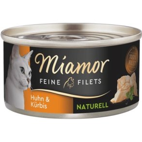 MIAMOR Feine Filets Naturell Chicken with pumpkin - vd kattefoder - 80g