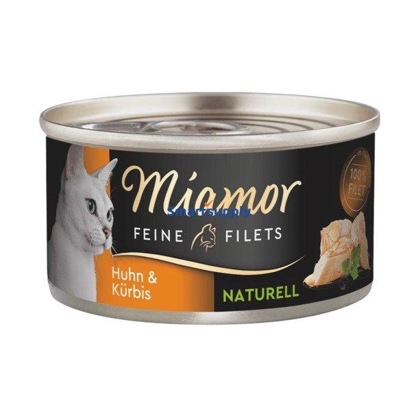 MIAMOR Feine Filets Naturell Chicken with pumpkin - vd kattefoder - 80g